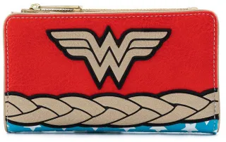 Portefeuille à rabat Wonder Woman Vintage Cosplay Loungefly