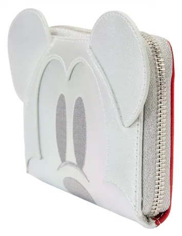 Portefeuille zippé 100 ans Disney Platinum Mickey Mouse Cosplay Loungefly