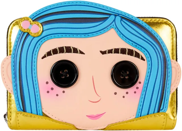 Portefeuille zippé 15ème Anniversaire Poupée Laika Cosplay Métallique Loungefly