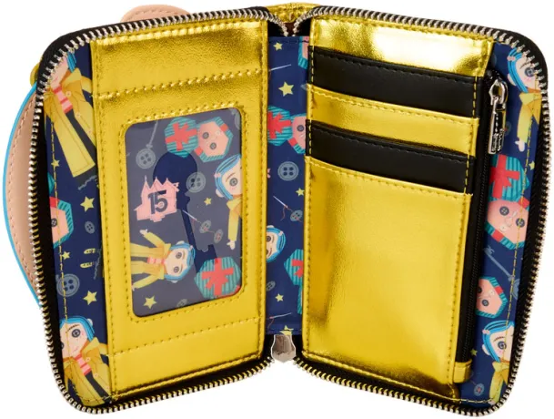 Portefeuille zippé 15ème Anniversaire Poupée Laika Cosplay Métallique Loungefly