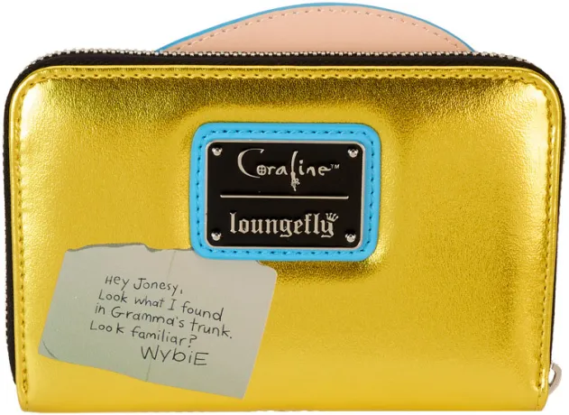 Portefeuille zippé 15ème Anniversaire Poupée Laika Cosplay Métallique Loungefly