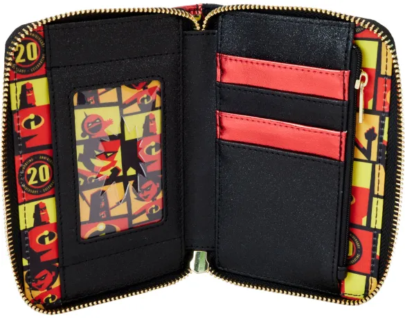 Portefeuille zippé 20ème Anniversaire Métallique Loungefly