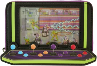 Portefeuille zippé Jeu Vidéo Vintage Lenticulaire 40ème Anniversaire Loungefly