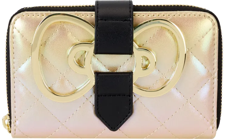 Portefeuille zippé 50ème Anniversaire Or Loungefly