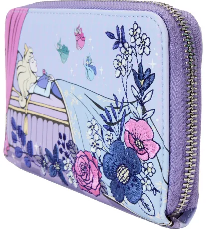 Portefeuille zippé 65ème Anniversaire Scène Floral Loungefly