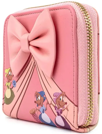 Portefeuille zippé 70 ans Cendrillon Cindy Bow Loungefly