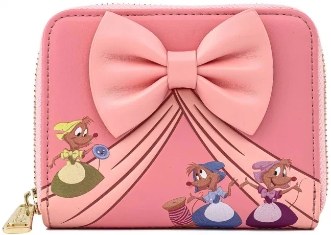 Portefeuille zippé 70 ans Cendrillon Cindy Bow Loungefly