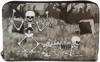 Portefeuille zippé 95ème Anniversaire La Danse macabre Glow Loungefly