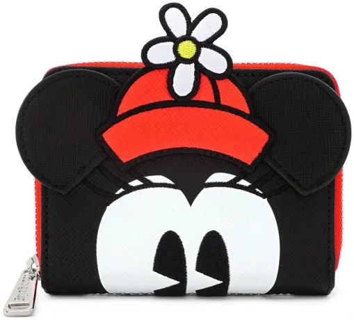 Portefeuille zippé Minnie Mouse à Pois Loungefly