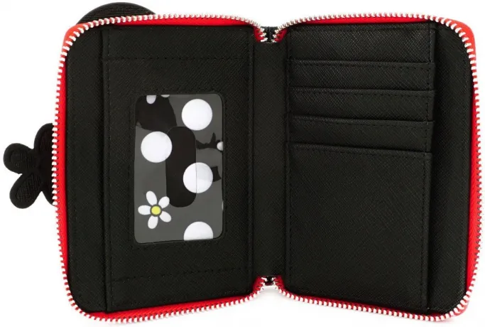 Portefeuille zippé Minnie Mouse à Pois Loungefly