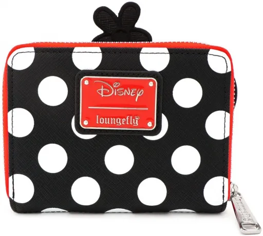 Portefeuille zippé Minnie Mouse à Pois Loungefly