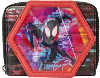 Portefeuille zippé Across the Spider-Verse Lenticulaire Loungefly