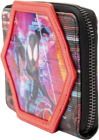 Portefeuille zippé Across the Spider-Verse Lenticulaire Loungefly