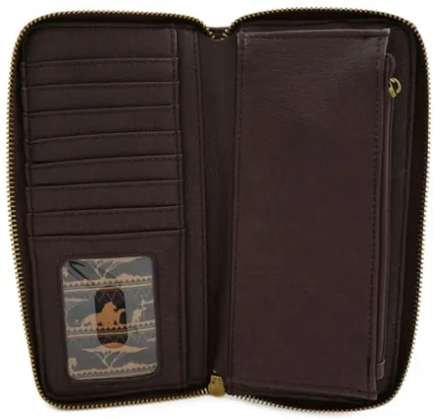 Portefeuille zippé Floral Impression Intégrale Loungefly