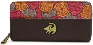 Portefeuille zippé Floral Impression Intégrale Loungefly