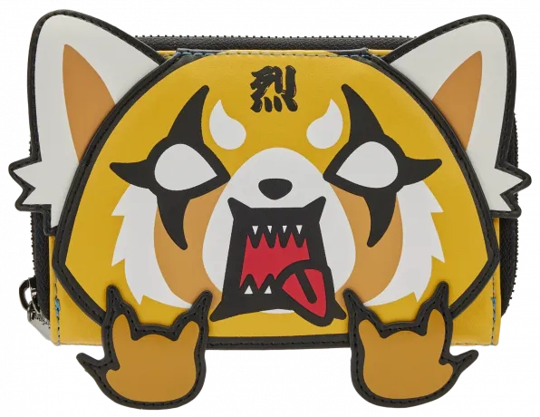 Portefeuille zippé Aggretsuko Cosplay Loungefly