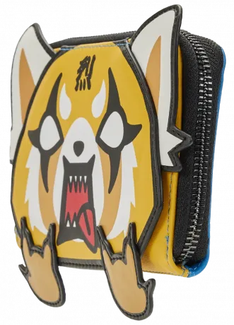 Portefeuille zippé Aggretsuko Cosplay Loungefly