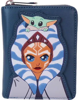 Portefeuille zippé Ahsoka et Grogu Precious Cargo Loungefly