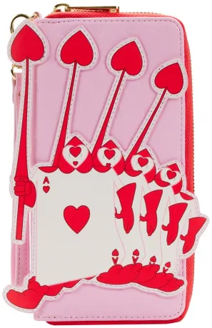 Portefeuille zippé As de Cœur Loungefly