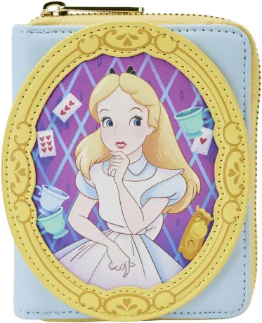 Portefeuille zippé Alice au Pays des Merveilles Camée Loungefly