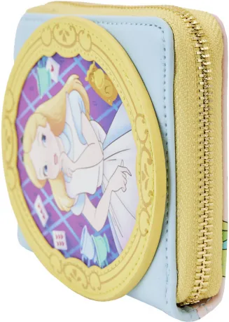 Portefeuille zippé Alice au Pays des Merveilles Camée Loungefly