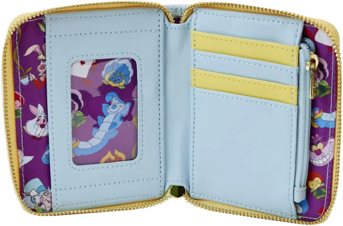Portefeuille zippé Alice au Pays des Merveilles Camée Loungefly