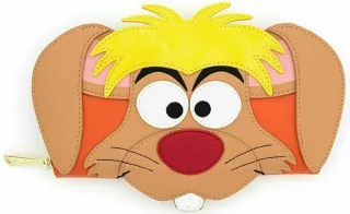 Portefeuille zippé Lièvre de Mars Cosplay Loungefly