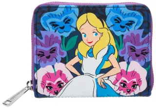 Portefeuille zippé Alice &amp; Fleurs Loungefly