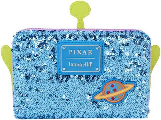 Portefeuille zippé Alien Sequin Cosplay Loungefly