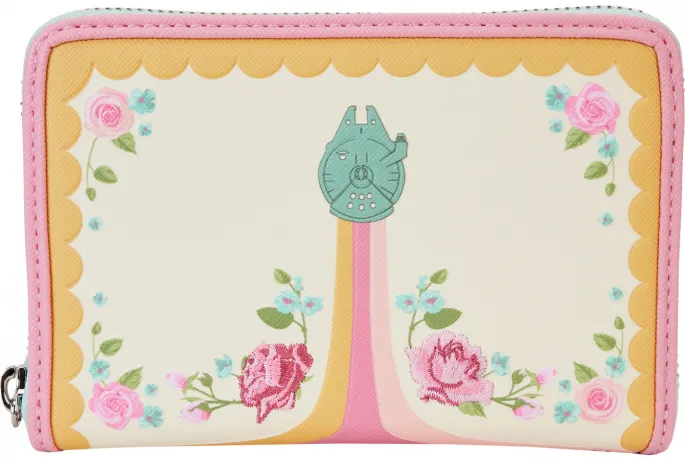 Portefeuille zippé Alliance Rebelle Floral Loungefly