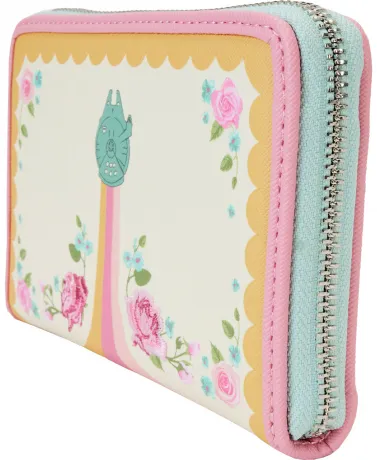 Portefeuille zippé Alliance Rebelle Floral Loungefly