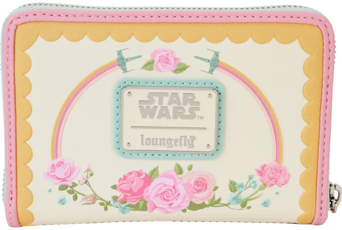 Portefeuille zippé Alliance Rebelle Floral Loungefly