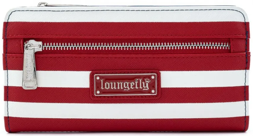 Portefeuille zippé Americana Matelassé Loungefly