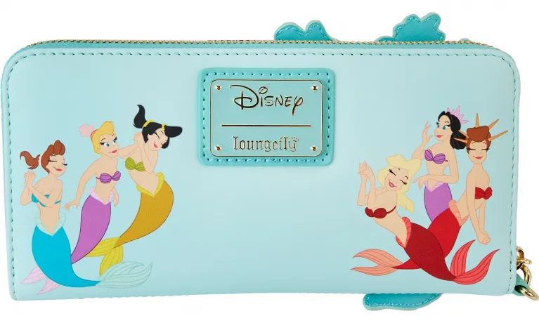 Portefeuille zippé Ariel Lenticualire Loungefly