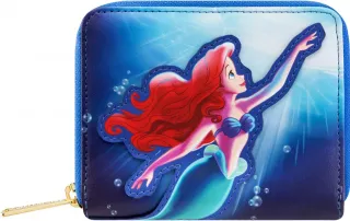 Portefeuille zippé Ariel Partir là-bas Loungefly