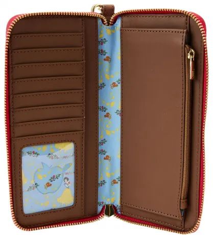 Portefeuille zippé avec Bracelet Blanche-Neige Lenticulaire Loungefly
