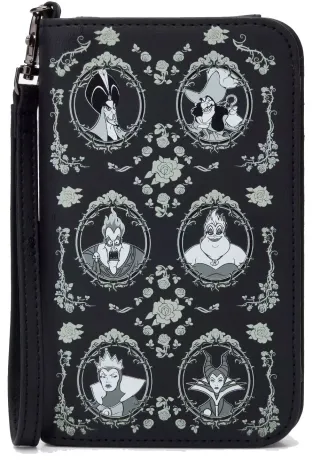 Portefeuille zippé avec Bracelet Cadre Glow Loungefly