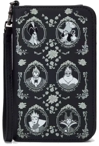 Portefeuille zippé avec Bracelet Cadre Glow Loungefly