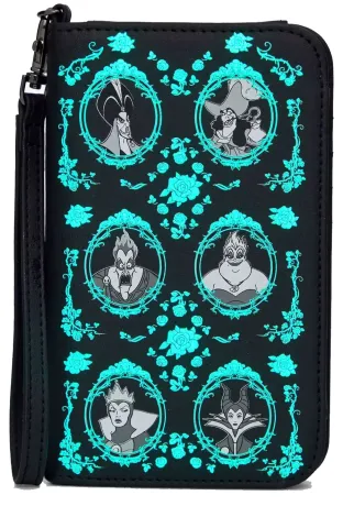 Portefeuille zippé avec Bracelet Cadre Glow Loungefly