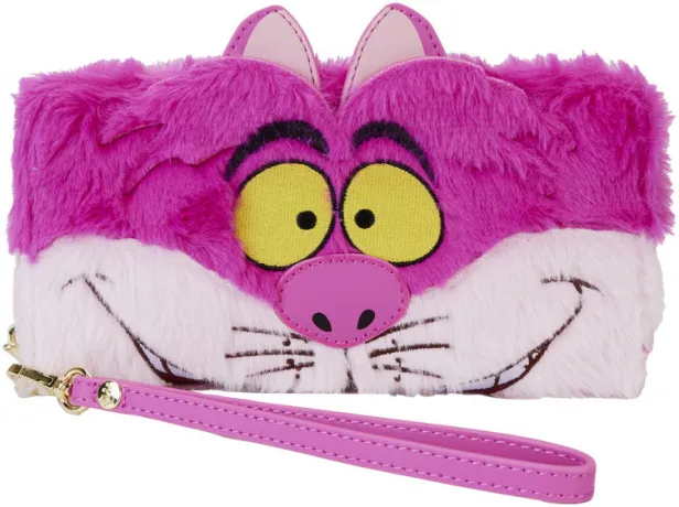Portefeuille zippé avec Bracelet Chat du Cheshire Peluche Loungefly