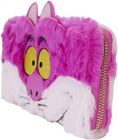 Portefeuille zippé avec Bracelet Chat du Cheshire Peluche Loungefly