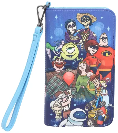 Portefeuille zippé avec Bracelet Couples Loungefly