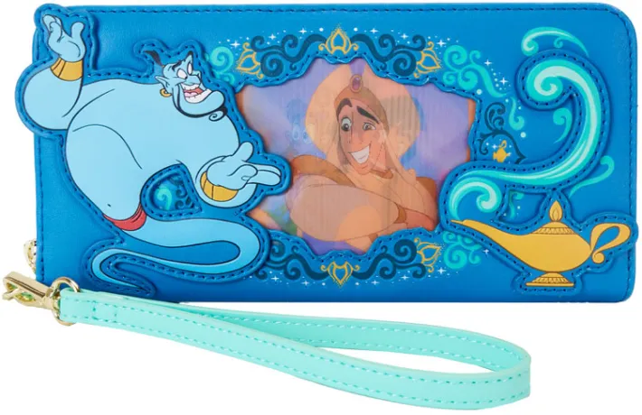 Portefeuille zippé avec Bracelet Génie Lenticulaire Loungefly