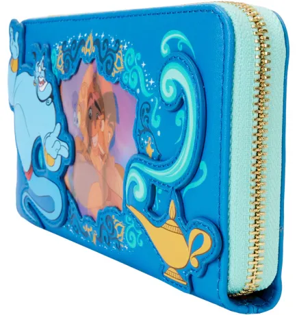 Portefeuille zippé avec Bracelet Génie Lenticulaire Loungefly