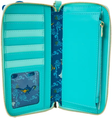 Portefeuille zippé avec Bracelet Génie Lenticulaire Loungefly