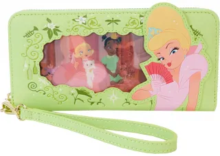 Portefeuille zippé avec Bracelet Princesse Tiana Lenticulaire Loungefly