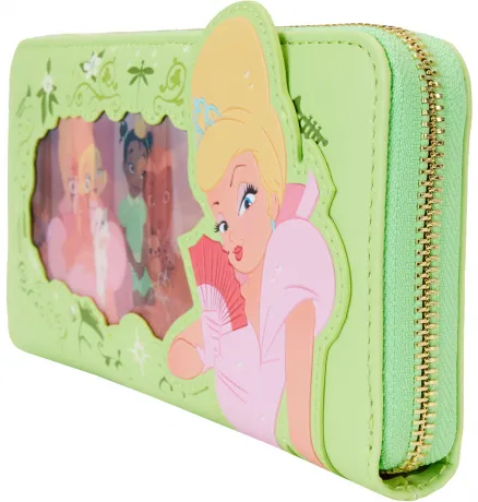 Portefeuille zippé avec Bracelet Princesse Tiana Lenticulaire Loungefly