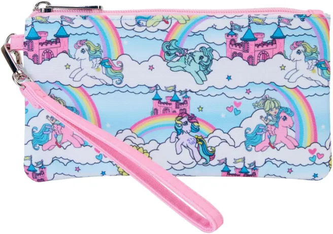 Portefeuille zippé avec Bracelet Scène du Ciel Impression Intégrale Loungefly