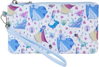 Portefeuille zippé avec Bracelet Style Manga Impression Intégrale Loungefly