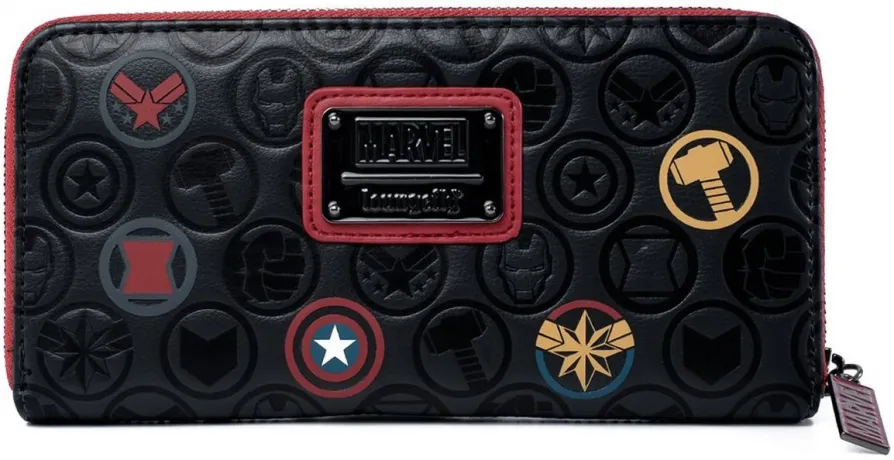 Portefeuille zippé Avengers Icônes Loungefly